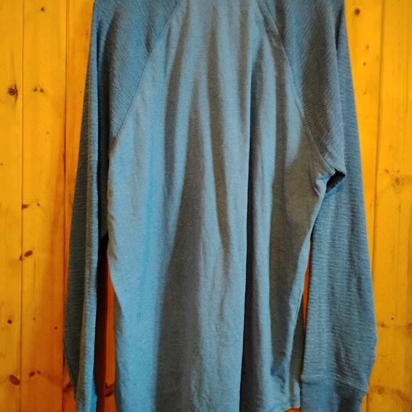 Men's Blue Vintage XL Long Sleeve Fender Instruments T-Shirt Guitar Lucky Brand - Picture 4 of 4